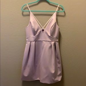 Topshop lilac purple mini dress